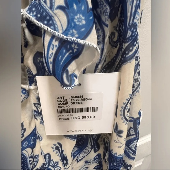 Anthropology Lace the label asymmetrical dress size small high low ruffle - Picture 3 of 10